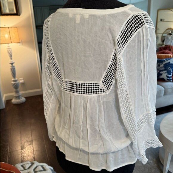 Black rainn White Boho Blouse - Picture 4 of 5